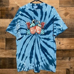 Hillfest 2022 Powder Mountain Utah Tie Dye T-Shirt Size XL